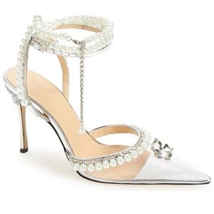 NWT MACH & MACH Diamond of Elizabeth Imitation Pearl Pointed Toe Pump